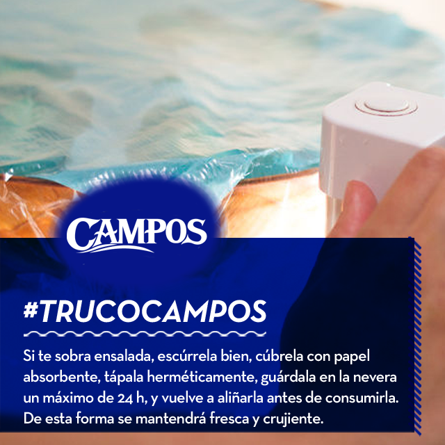 Truco campos - Conservar en nevera