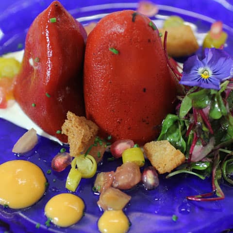 Ensalada de Pimientos rellenos de Atún Campos