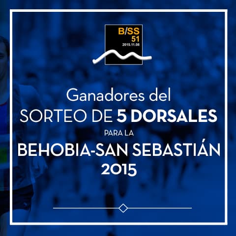 Imagen noticia Ya tenemos ganadores de los dorsales para la Behobia