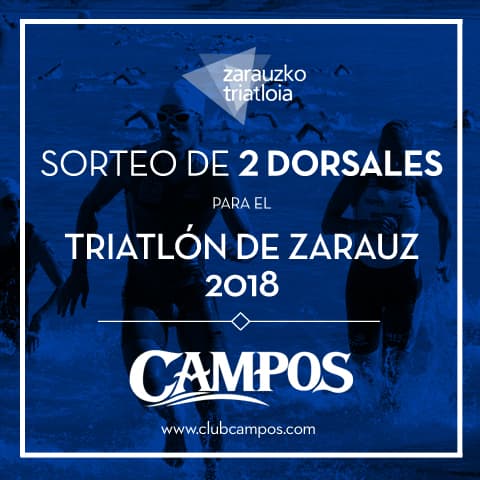 Imagen noticia Sorteamos 2 dorsales para el Triatlón de Zarauz 2018