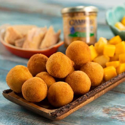 Imagen Croquetas de Bonito del Norte Con Mango y Manzana